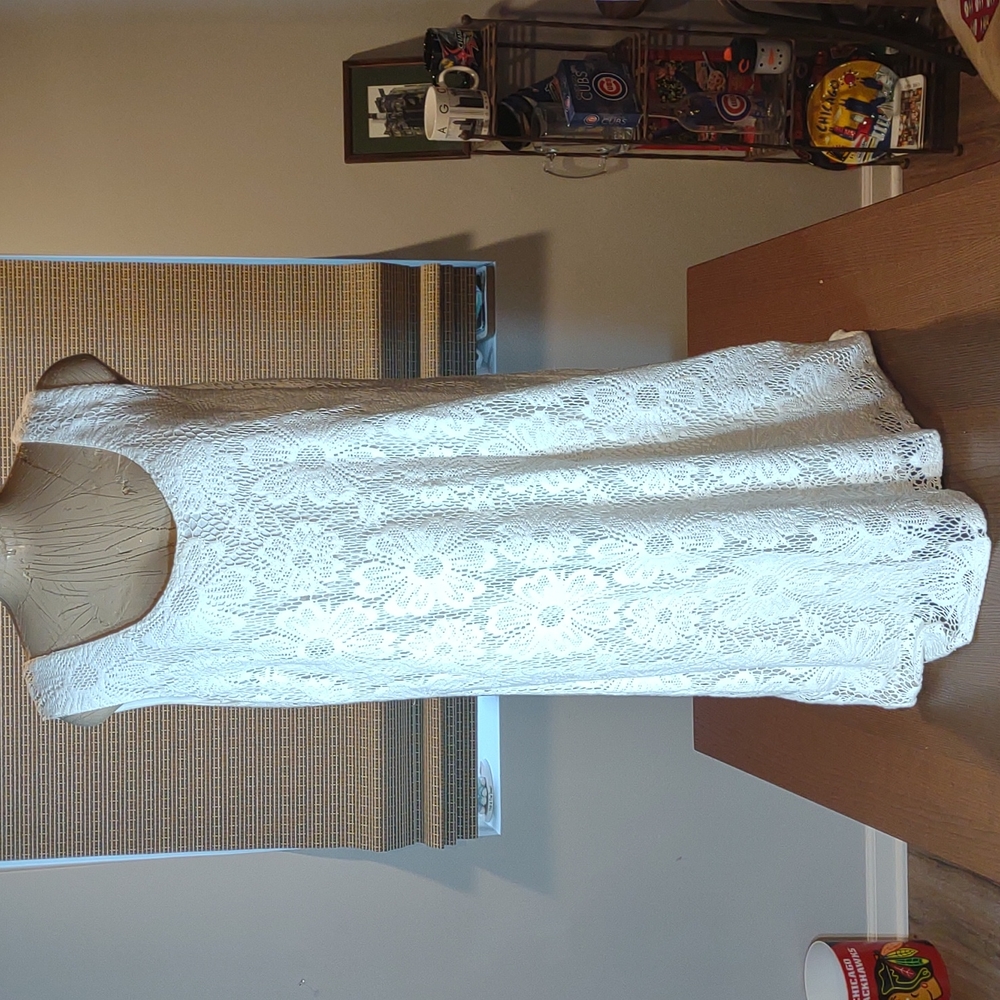 White Asymmetrical Lenght Dress for that Special Event Size 22/24 by Modamix